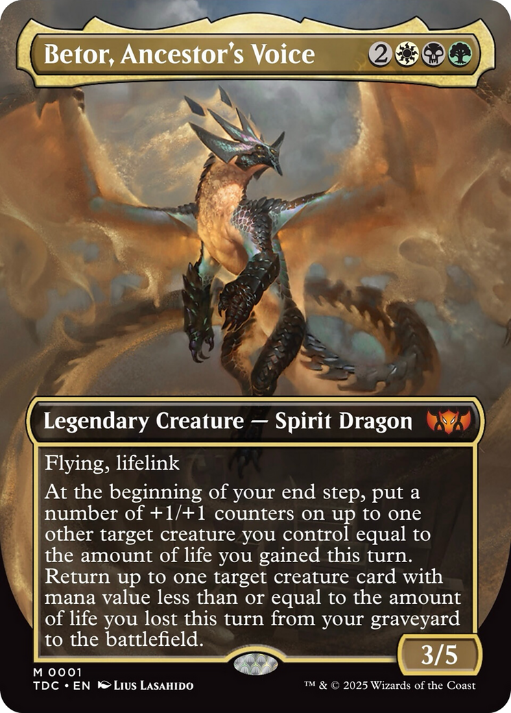 Betor, Ancestor's Voice (Borderless) [Tarkir: Dragonstorm Commander]