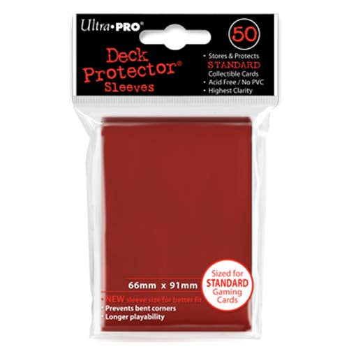 Ultra Pro - RedDeck Protector Sleeves - 66mmx91mm