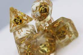 Pirate Skull RPG Dice Set