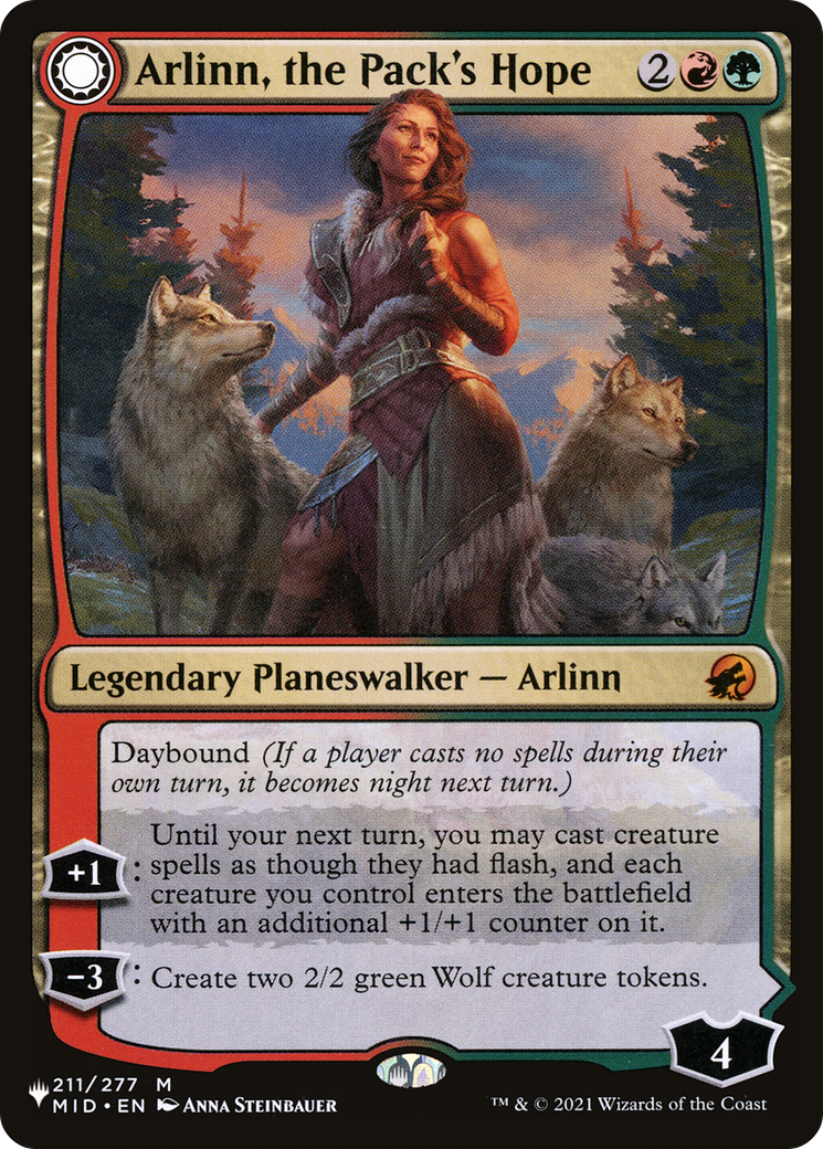 Arlinn, the Pack's Hope // Arlinn, the Moon's Fury [Secret Lair: From Cute to Brute]