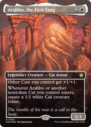 Arahbo, the First Fang (Borderless) (Mana Foil) [Foundations]