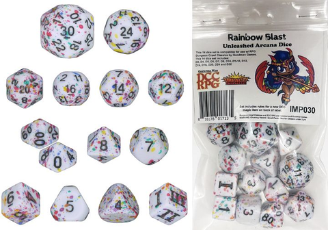 Unleashed Arcana Dice - Rainbow Blast