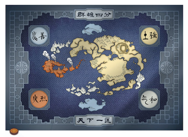 Avatar Legends: Cloth Map and Pai Sho Tile