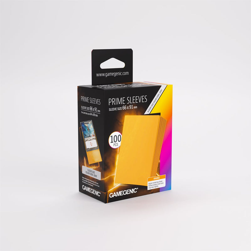 Gamegenic - Sleeves: Gamegenic Prime Sleeves - Orange (100)