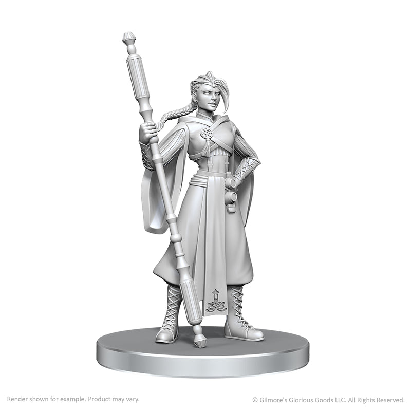 Critical Role Unpainted Miniatures: Bearegard Lionett & Caleb Widogast