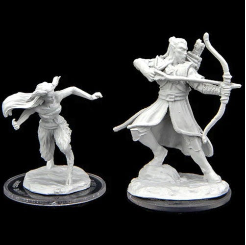 Critical Role Unpainted Miniatures: Verdant Guard Marksman & Satyr