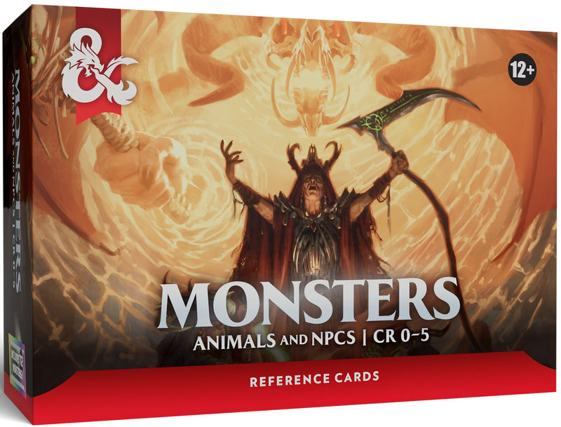 Dungeons & Dragons Reference Cards: Monsters (Animals and NPCs) CR 0-5