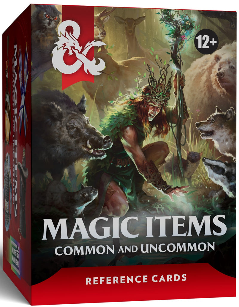 Dungeons & Dragons Reference Cards: Magic Items (Common and Uncommon)