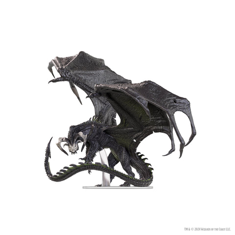 Icons of the Realms: Adult Black Dragon Corruptor