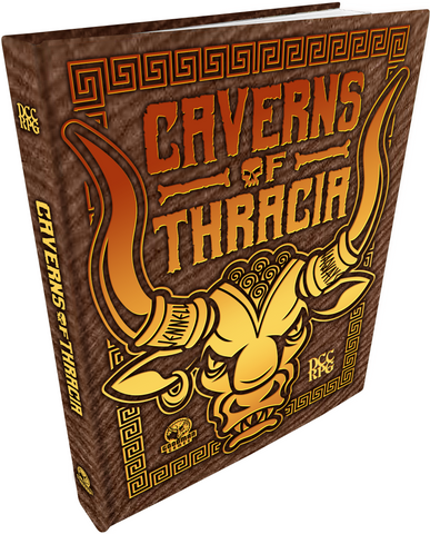 DCC RPG: Caverns of Thracia - Limited Edition Minotaur Hide Cover