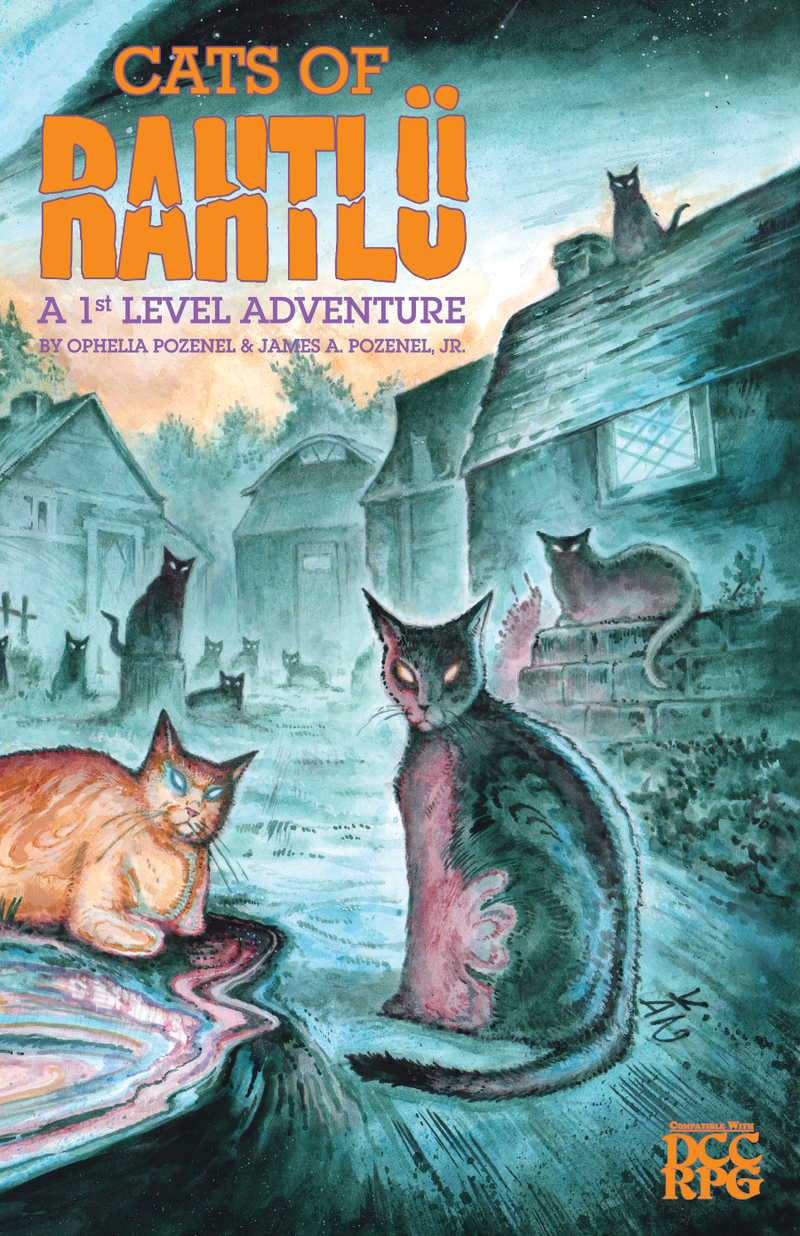 DCC RPG: Cats of Rahtlu - A 1st Level Adventure