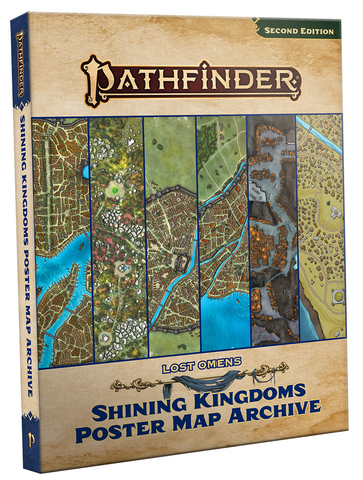 Patherfinder 2E Lost Omens Shining Kingdoms Poster Map Archive