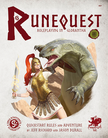 Runequest: Roleplaying in Glorantha Quickstart Rules and Adventure