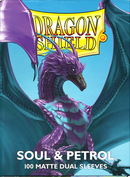 Dragon Shield Box of 100 in Matte Dual Soul & Petrol