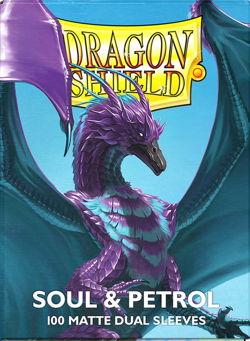 Dragon Shield Box of 100 in Matte Dual Soul & Petrol