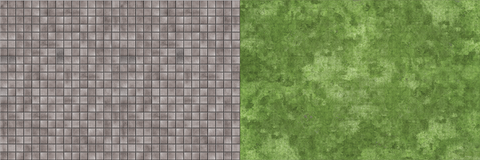 Grass & Dungeon Vinyl RPG Mats 2X 20"x30"
