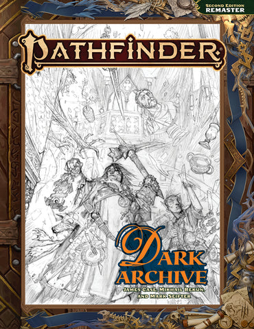 Pathfinder 2E: Dark Archive (Remastered) Sketch Cover