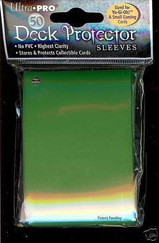 Ultra Pro Yugioh Size Small Sleeves: Serpent Green 50 Count