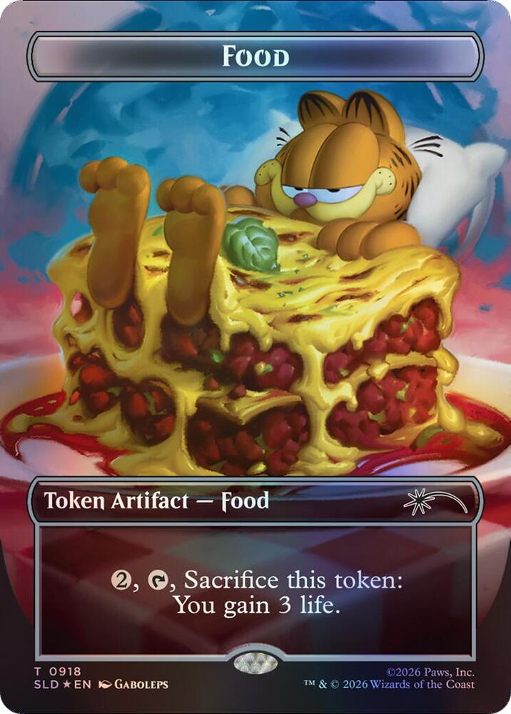 Secret Lair Lasagna food Token