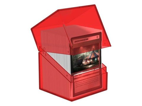 Ultimate Guard - Deck Case 100+ Boulder Clear - Ruby