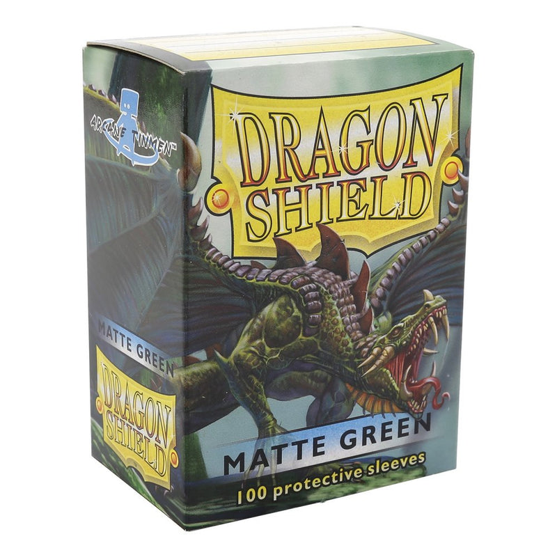 Dragon Shield Box of 100 in Matte Green
