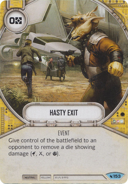 Hasty Exit