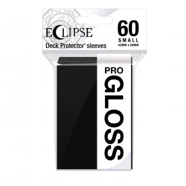 Ultra Pro - Small Deck Protectors: Eclipse Pro-Gloss Jet Black 60 ct