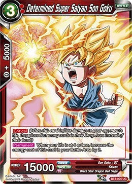 Determined Super Saiyan Son Goku [BT3-005]