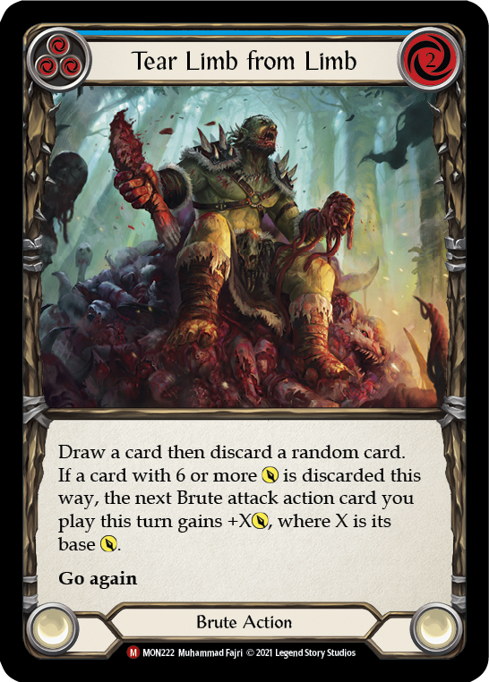 Tear Limb from Limb (Rainbow Foil) [MON222-RF] 1st Edition Rainbow Foil