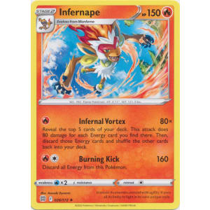 Infernape (026/172) [Non-Holo] [Sword & Shield: Brilliant Stars]
