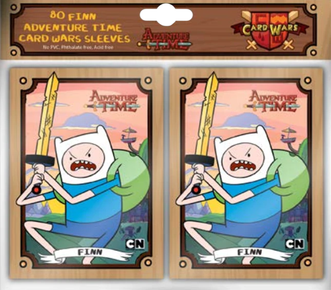 Adventure Time Card Wars Sleeves - Finn - 80 Sleeves