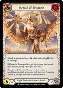 Herald of Triumph (Yellow) (Rainbow Foil) [MON009-RF] 1st Edition Rainbow Foil