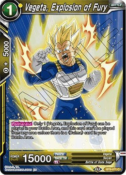 Vegeta, Explosion of Fury [BT8-071]