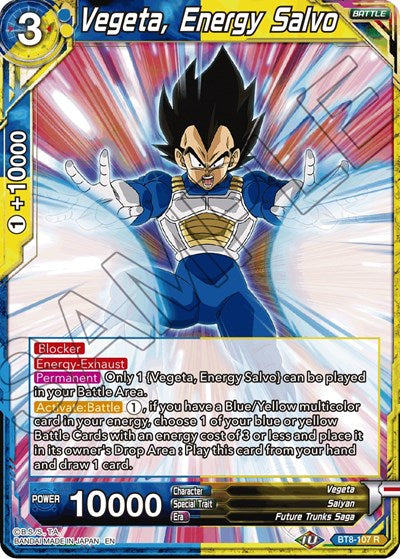 Vegeta, Energy Salvo [BT8-107]