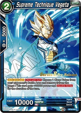Supreme Technique Vegeta (Malicious Machinations) [BT8-029_PR]
