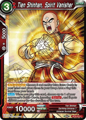Tien Shinhan, Spirit Vanisher (Universal Onslaught) [BT9-012]
