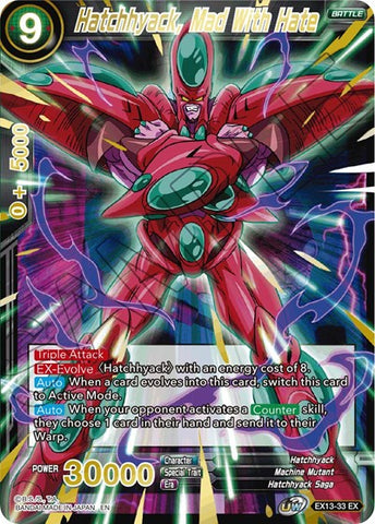 Hatchhyack, Mad With Hate [EX13-33]