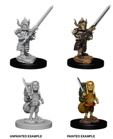 Nolzur's Marvelous Miniatures: Male Halfling Fighter