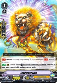 Clad-crest Lion - V-EB03/027EN - R