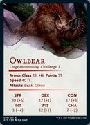 Owlbear Art Card [Dungeons & Dragons: Adventures in the Forgotten Realms Art Series]