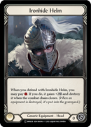 Ironhide Helm (Rainbow Foil) [U-MON241-RF] Unlimited Rainbow Foil