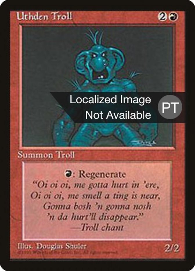 Uthden Troll [Fourth Edition (Foreign Black Border)]