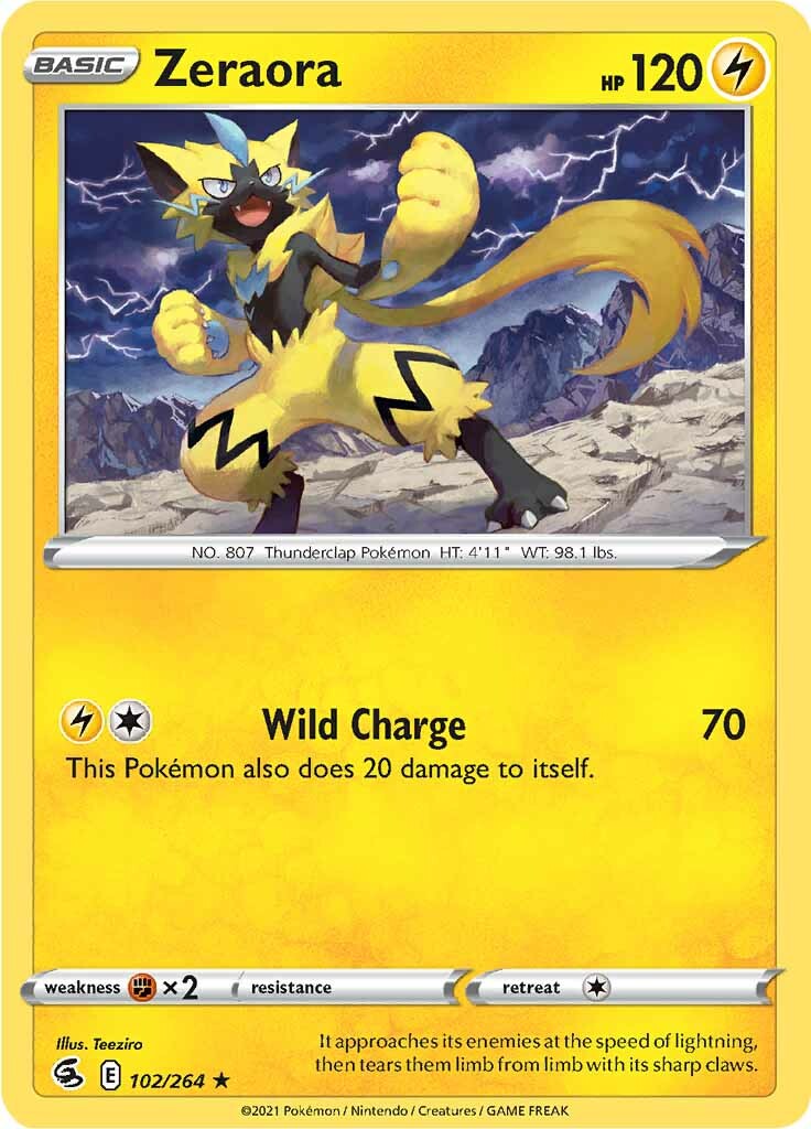 Zeraora (102/264) [Sword & Shield: Fusion Strike]