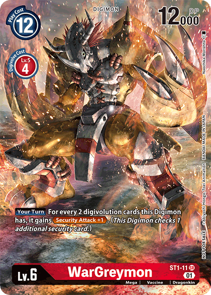 WarGreymon [ST1-11] (Premier Event) [Starter Deck: Gaia Red Promos]