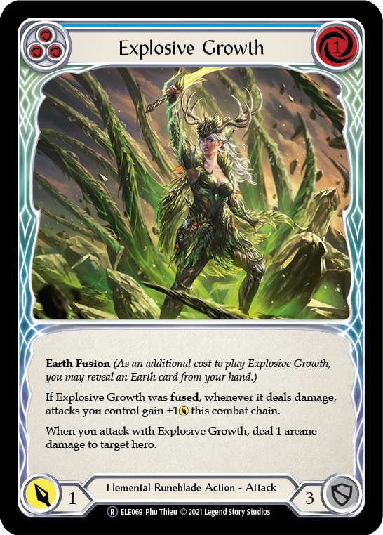 Explosive Growth (Blue) [U-ELE069] Unlimited Normal