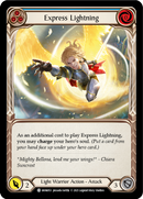 Express Lightning (Blue) (Rainbow Foil) [MON053-RF] 1st Edition Rainbow Foil