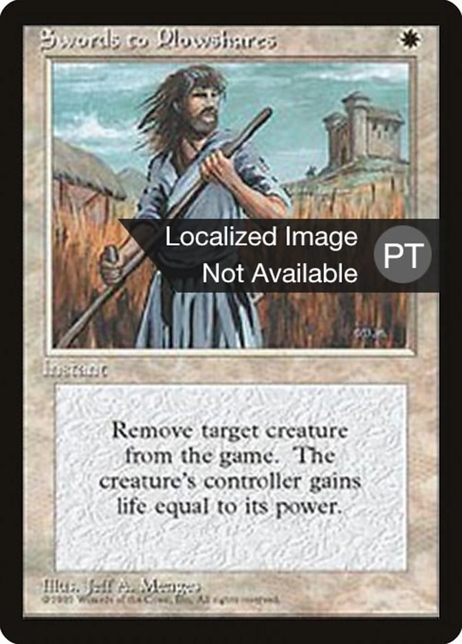 Swords to Plowshares - German [Fourth Edition (Foreign Black Border)]