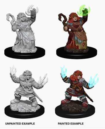 Pathfinder Battles Deep Cuts: Female Dwarf Summoner