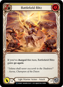 Battlefield Blitz (Yellow) (Rainbow Foil) [U-MON037-RF] Unlimited Rainbow Foil