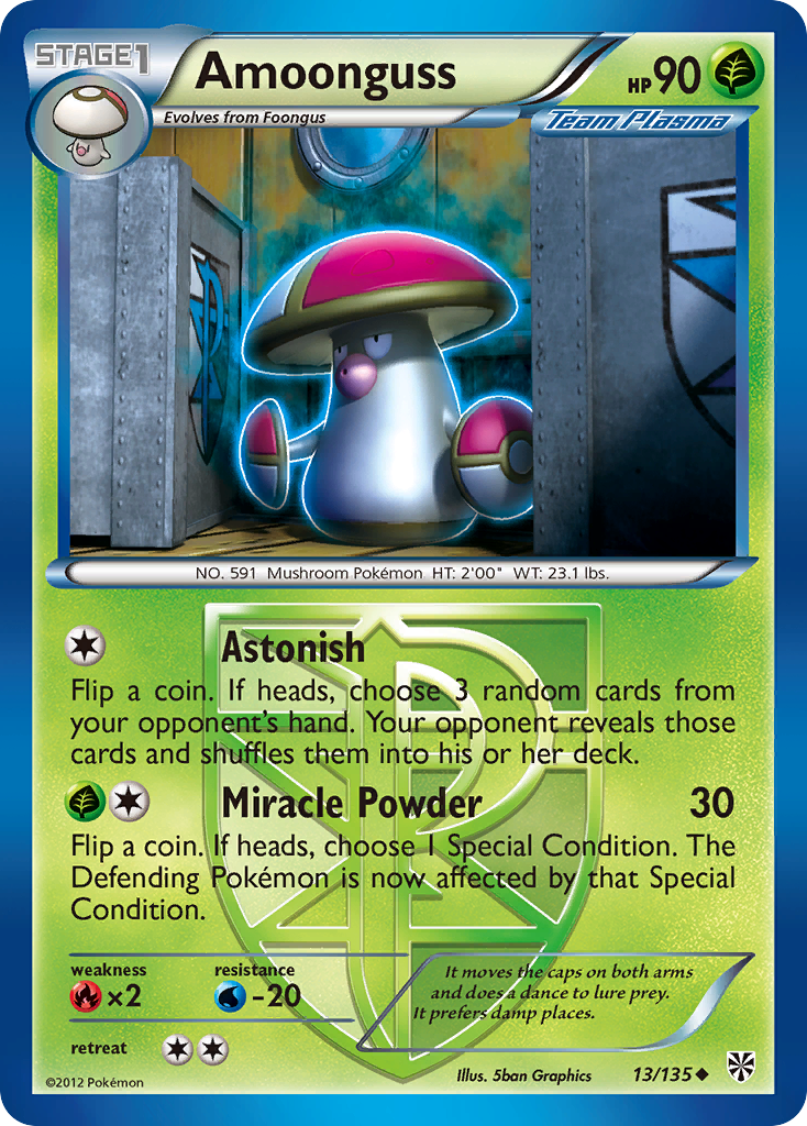 Amoonguss (13/135) [Black & White: Plasma Storm]